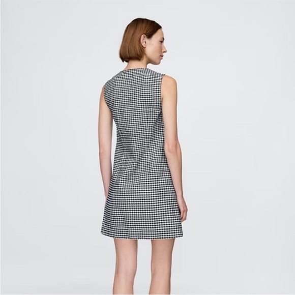 Gap × DÔEN Gingham Denim Mini Dress - Picture 2 of 4